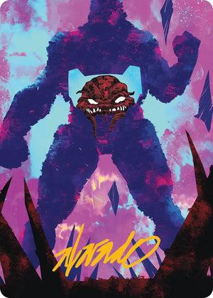 Krang, Utrom Warlord Art Card (Gold-Stamped Signature) [ASTMT - 21]