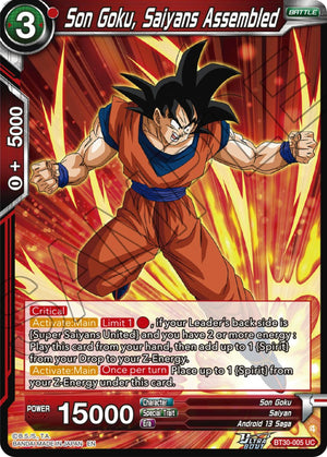 Son Goku, Saiyans Assembled [BT30-005]