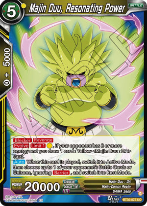 Majin Duu, Resonating Power [BT30-075]