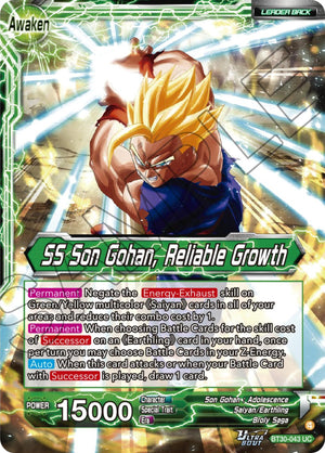Son Gohan // SS Son Gohan, Reliable Growth [BT30-043]