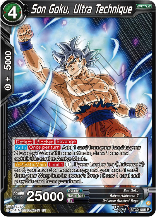 Son Goku, Ultra Technique