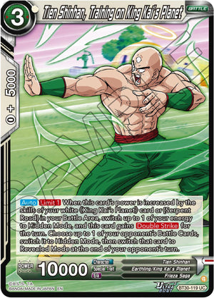 Tien Shinhan, Training on King Kai's Planet [BT30-119]