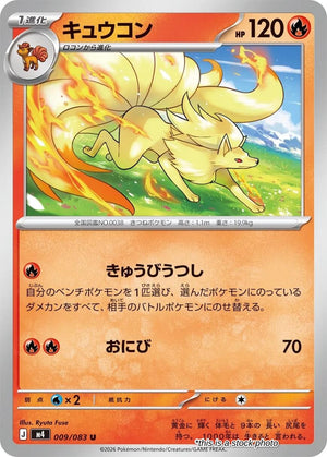 JP Normal Near Mint Ninetales [009/083]