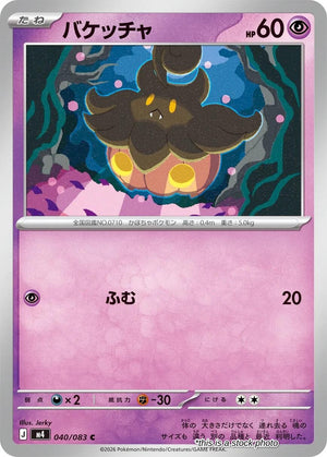 JP Near Mint Pumpkaboo [040/083] Common