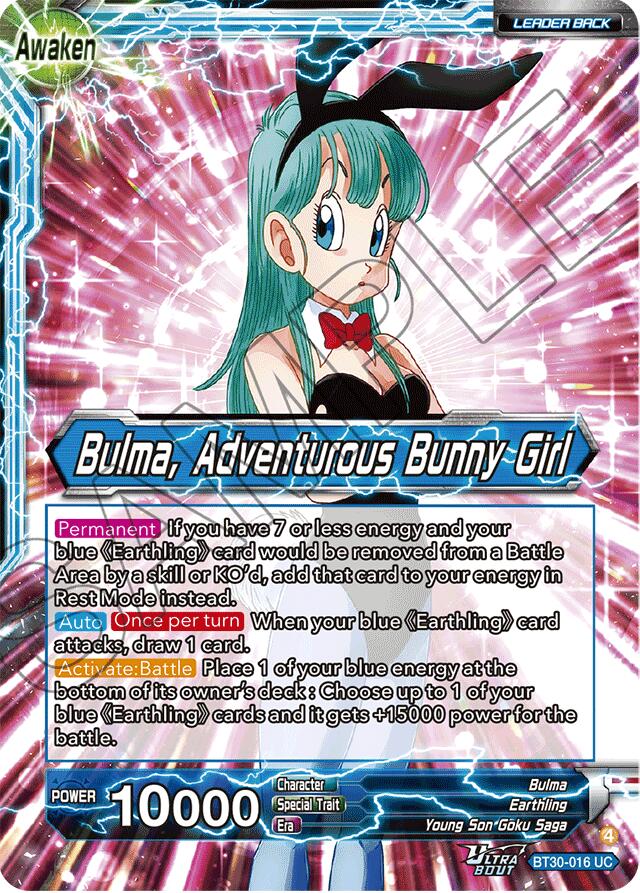 Bulma // Bulma, Adventurous Bunny Girl [BT30-016]