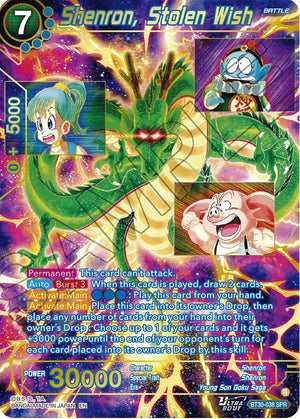 BT30-038 Shenron, Stolen Wish (SPR)