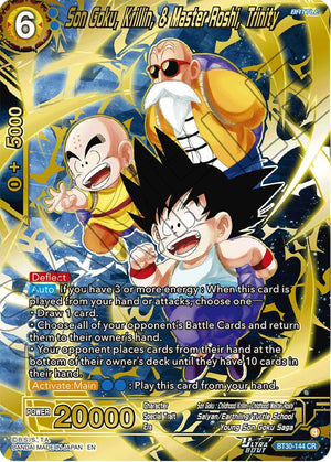 Son Goku, Krillin, & Master Roshi, Trinity [BT30-144]