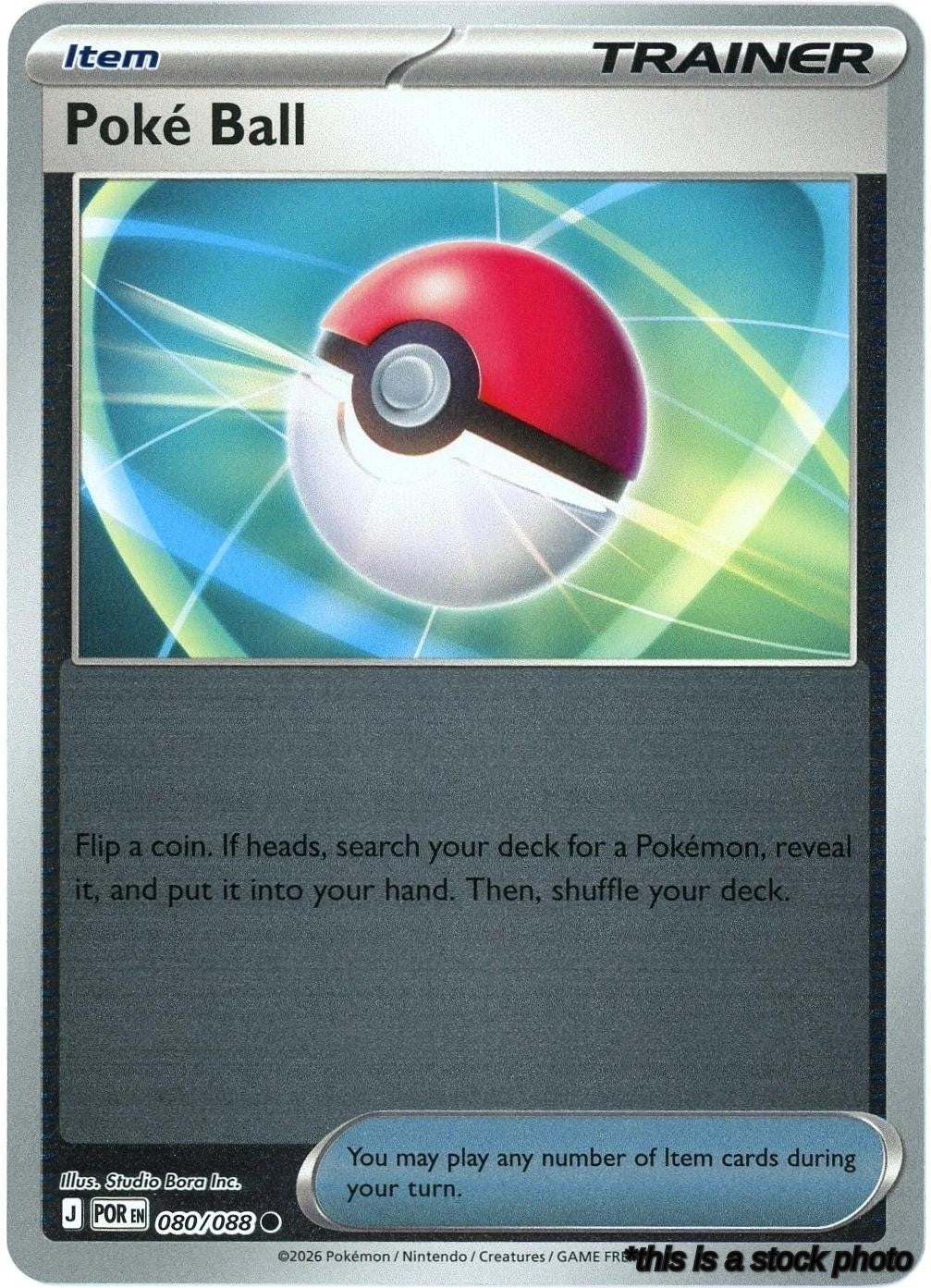 Reverse Holofoil Poke Ball [080/088 Near Mint ]