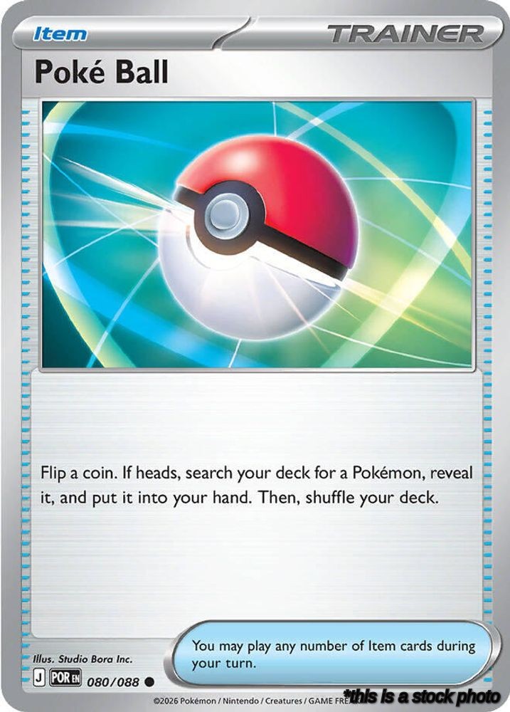 Common Poke Ball [080/088 Near Mint ]