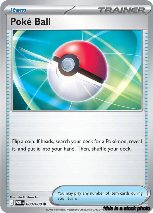 Common Poke Ball [080/088 Near Mint ]