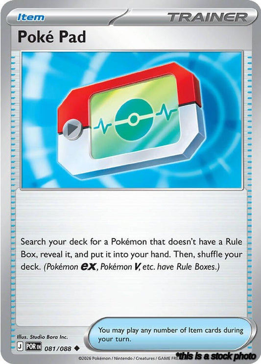 Uncommon Poke Pad - 081/088 [081/088 Near Mint ]