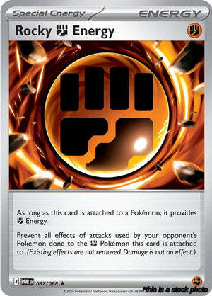 Rare Rocky Fighting Energy [087/088 Near Mint ]