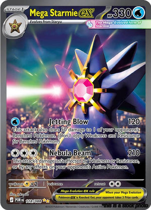 Holofoil Mega Starmie ex - 118/088 [118/088 Near Mint ]