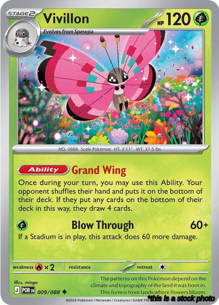 Normal Vivillon [009/088 Near Mint ]