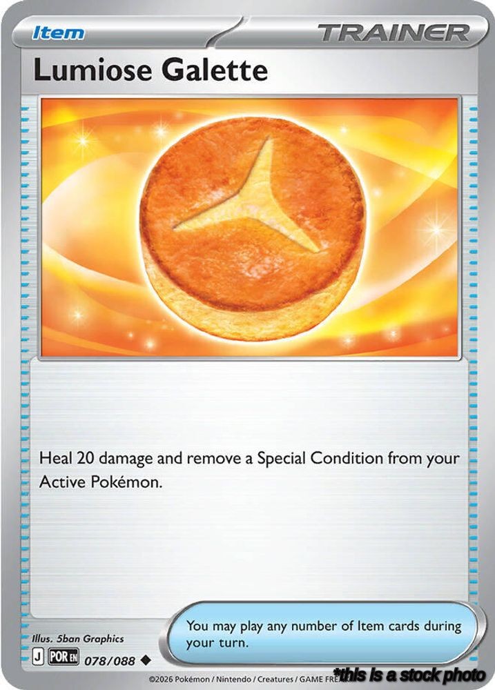 Uncommon Lumiose Galette [078/088 Near Mint ]