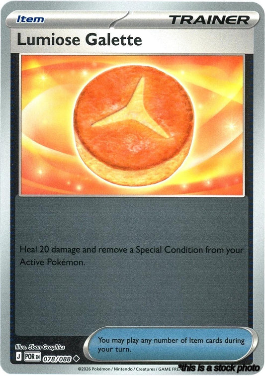 Reverse Holofoil Lumiose Galette [078/088 Near Mint ]