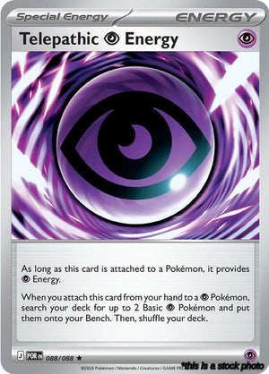 Rare Telepathic Psychic Energy [088/088 Near Mint ]