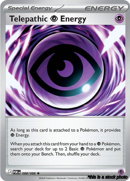 Rare Telepathic Psychic Energy [088/088 Near Mint ]