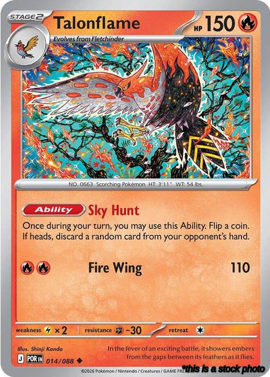 Uncommon Talonflame - 014/088 [014/088 Near Mint ]