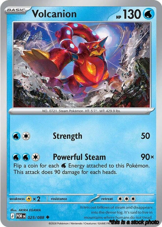 Uncommon Volcanion [025/088 Near Mint ]