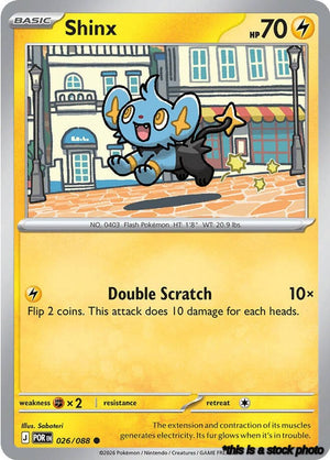 Reverse Holofoil Shinx [026/088 Near Mint ]