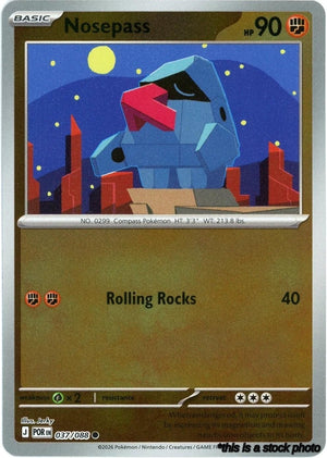 037/088 Nosepass Common Reverse Holofoil