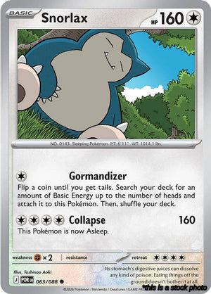 063/088 Snorlax Common Normal