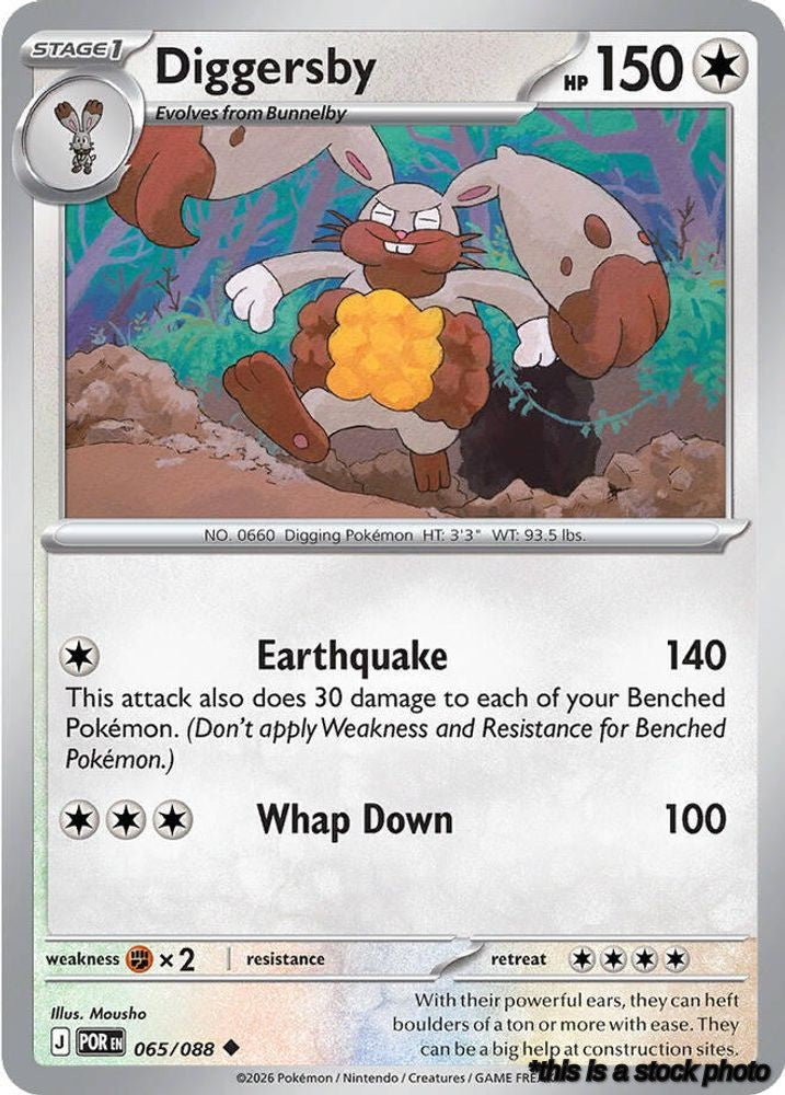 Reverse Holofoil Diggersby [065/088 Near Mint ]