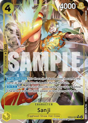 EB04-052 Sanji (EB04-052) (Alternate Art) Rare
