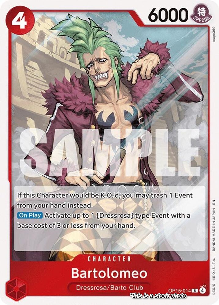 OP15-014 Bartolomeo Rare