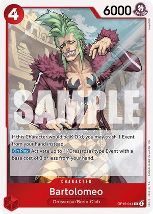 Bartolomeo [OP15-014] Adventure on Kami's Island