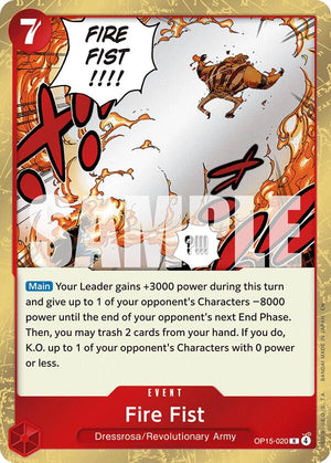 Fire Fist [OP15-020] Adventure on Kami's Island