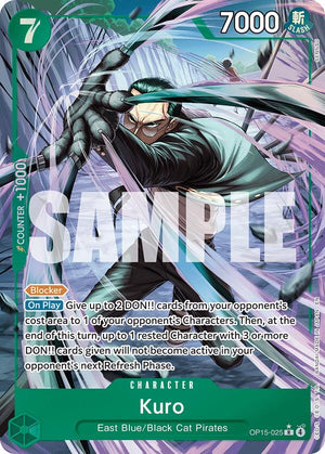 Kuro (Alternate Art) [OP15-025] Adventure on Kami's Island