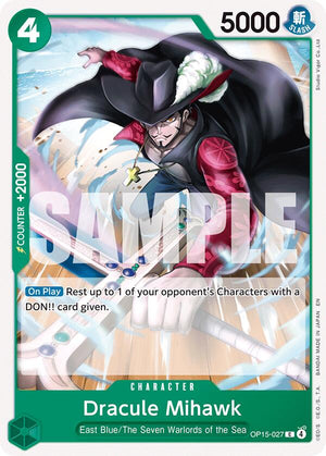 Dracule Mihawk [OP15-027] Adventure on Kami's Island