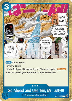 Go Ahead and Use 'Em, Mr. Luffy!!! [OP15-055] Adventure on Kami's Island