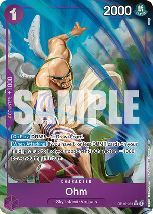 Ohm (Alternate Art) [OP15-061] Adventure on Kami's Island