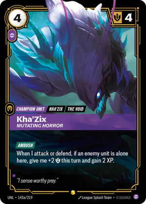 Kha'Zix - Mutating Horror (Alternate Art) [143a/219]