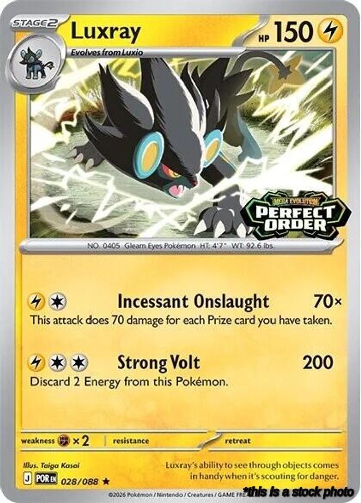 Luxray (Perfect Order Stamped)