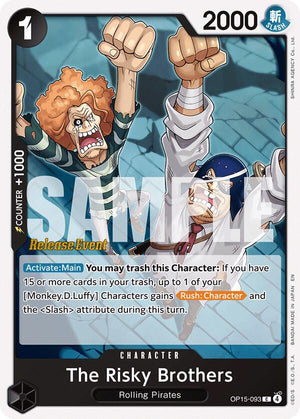 The Risky Brothers [OP15-093] Adventure on Kami's Island Release Event Cards