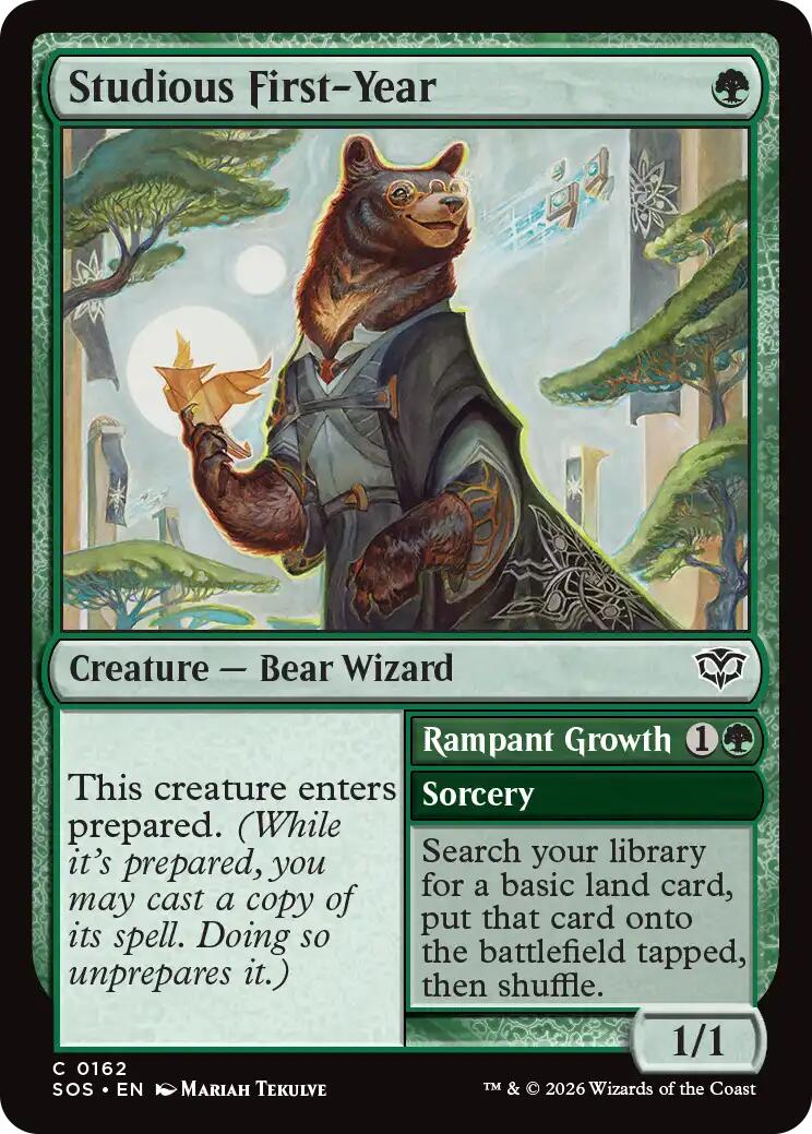 Studious First-Year [SOS/162] 2026 Magic: The Gathering
