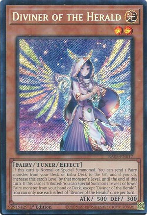 1st Edition Diviner of the Herald (Secret Rare) [RA05-EN017 Near Mint] Secret Rare