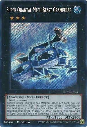 1st Edition Super Quantal Mech Beast Grampulse (Secret Rare) [RA05-EN048 Near Mint] Secret Rare