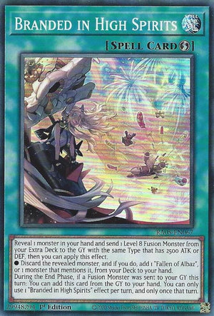 1st Edition Branded in High Spirits [RA05-EN067 Near Mint] Super Rare