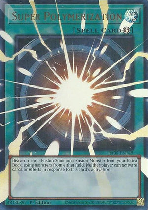 1st Edition Super Polymerization [RA05-EN149 Near Mint] Ultra Rare