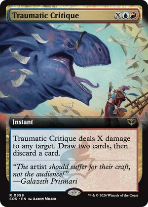 Traumatic Critique (Extended Art) [SOS/358] 2026 Magic: The Gathering