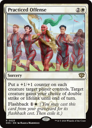 Practiced Offense [SOS/25] 2026 Magic: The Gathering
