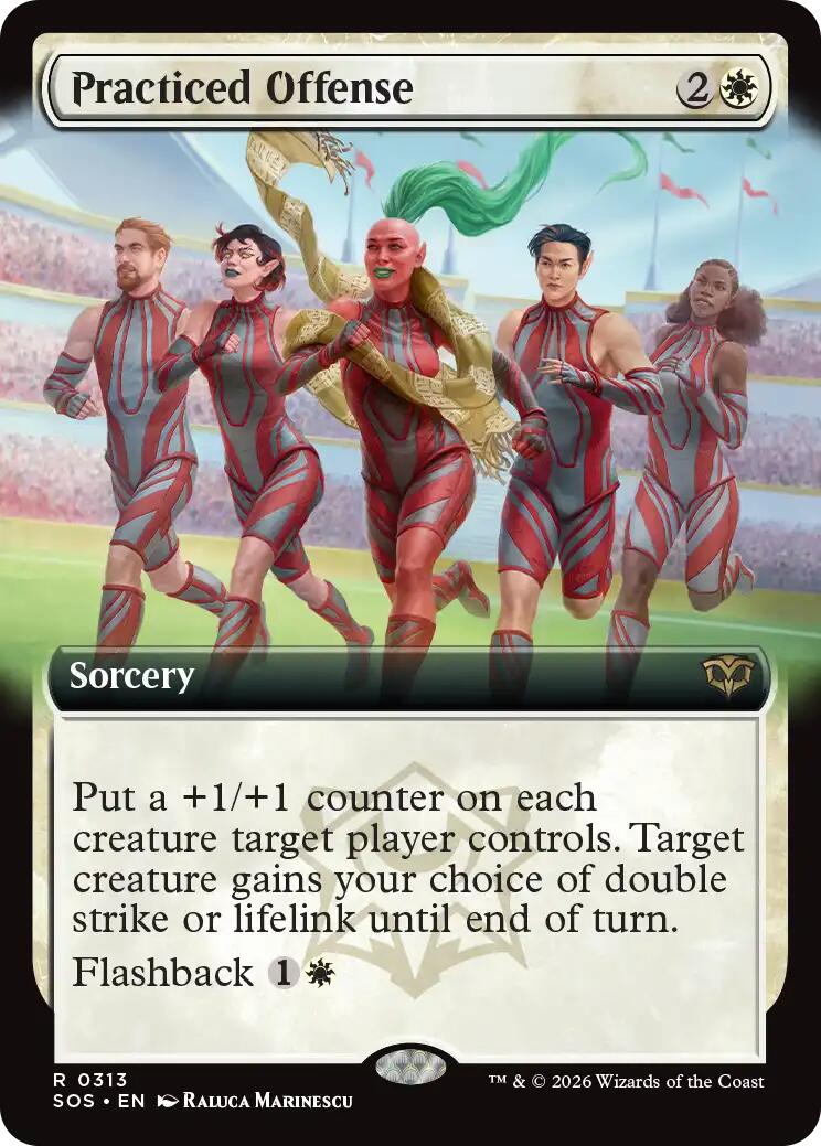 Practiced Offense (Extended Art) [SOS/313] 2026 Magic: The Gathering