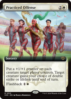 Practiced Offense (Extended Art) [SOS/313] 2026 Magic: The Gathering