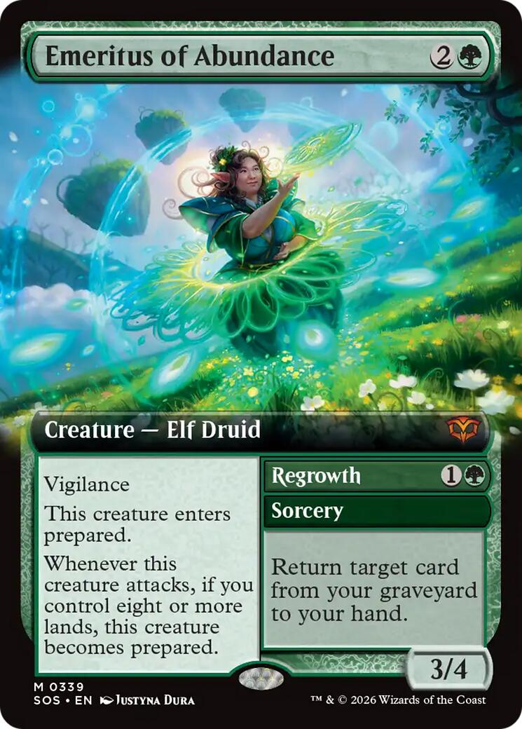 Emeritus of Abundance (Extended Art) [SOS/339] 2026 Magic: The Gathering