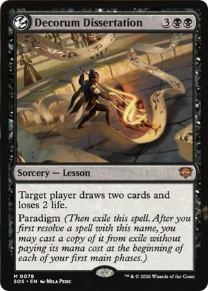 Decorum Dissertation [SOS/78] 2026 Magic: The Gathering